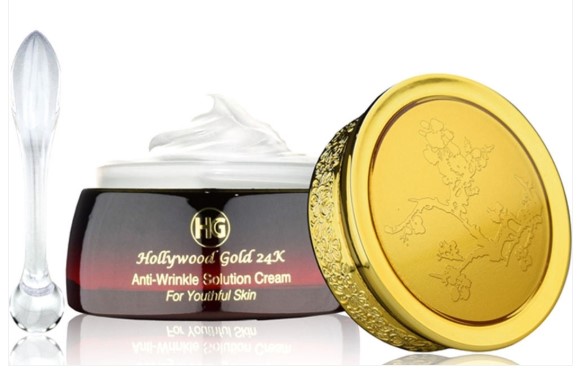 92% OFF Hollywood Gold 24k 24k Anti-Wrinkle Solution Cream 1.7oz/50ml $32 (RRP $404)