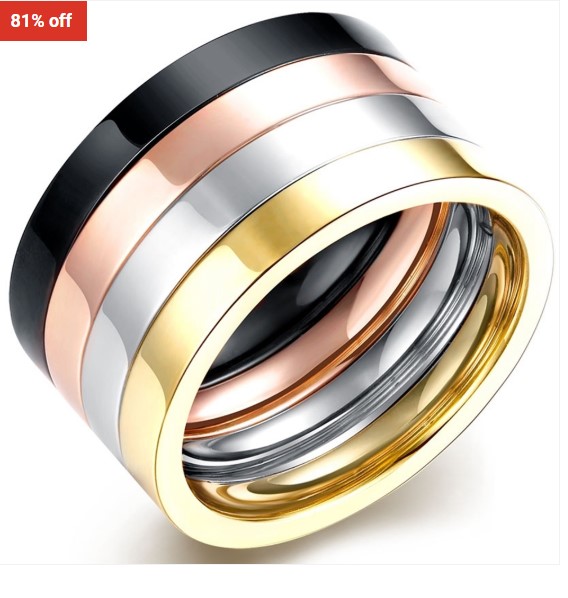 David Mason Stainless Steel Ring $15 (RRP $78)