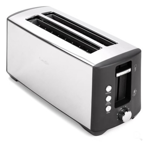 Breville The Bit More Plus 4 Slice Toaster Polished S/Stl $45.00 (RRP:$90.00)