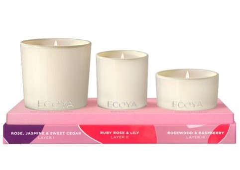 Ecoya Limited Edition Rose Trio Gift Set 3pce $30.00 (RRP:$60.00)