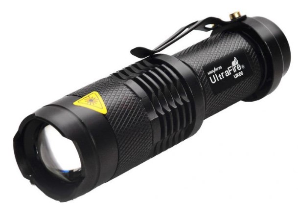 Ultrafire UK68 Zooming LED Flashlight Cree Q5 300LM Waterproof Torch $8.98 (RRP $10.47)