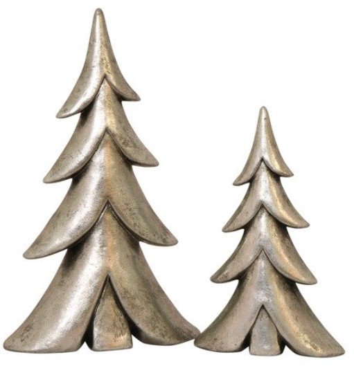 2 Piece Silver Christmas Tree Ornament Set $44.95 (RRP $49.00)