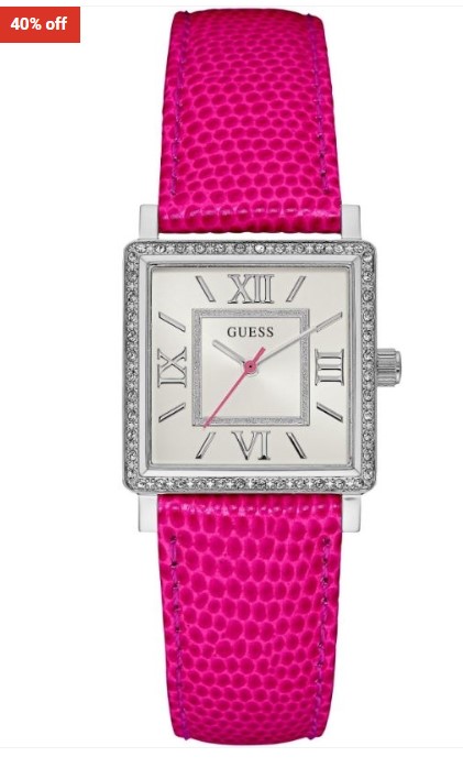 40% off Guess Ladies Guess Watch Pink $96.80 (RRP $161)
