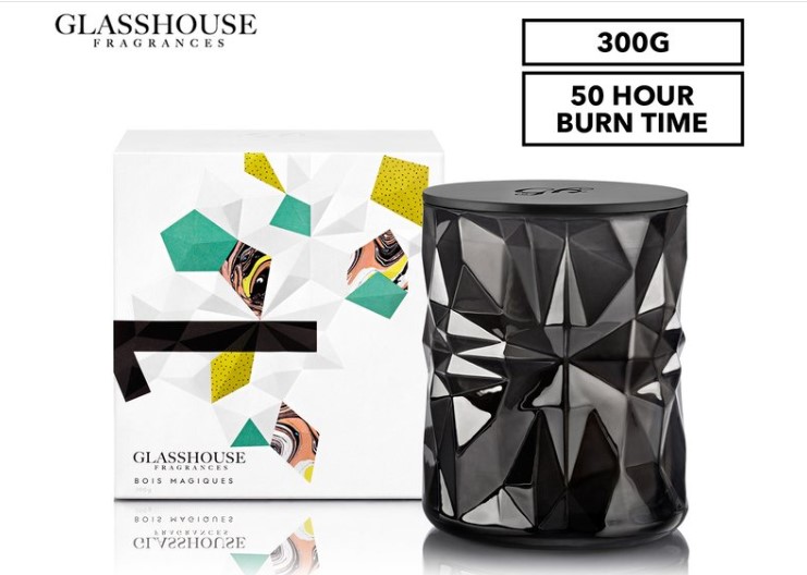 Glasshouse Fragrances La Maison Triple Scented Candle 300g – No.1 Bois Magiques $34.99 (Don’t pay $59.95)