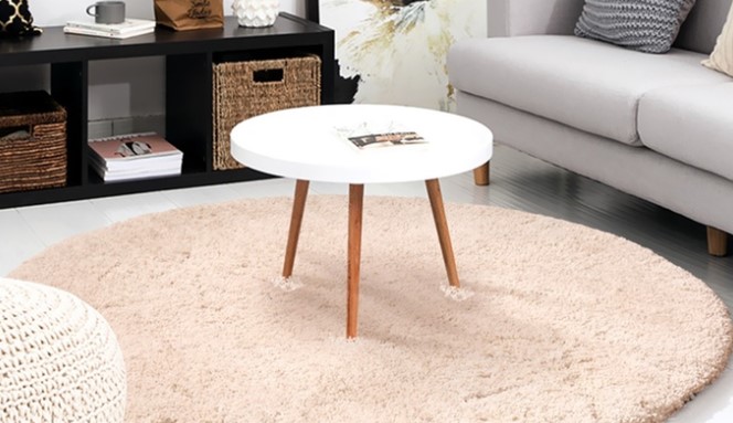 From $39 for a Round or Rectangle Shape Thick Plush Shaggy Floor Rug