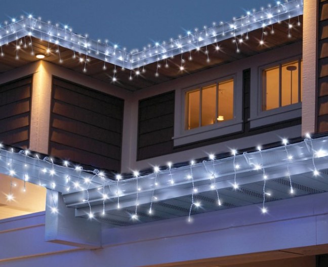 100 x Solar Decorative Curtain Christmas Lights – White $14.99