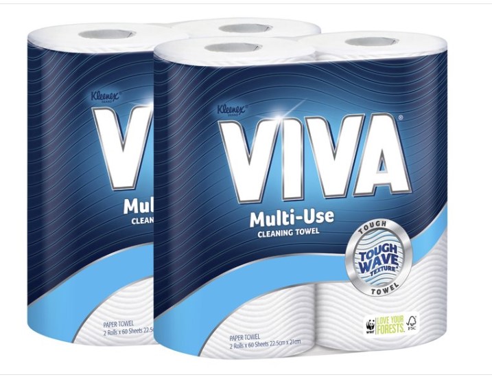 2 x Viva Paper Towels online – Soak up this amazing deal and save $5.98 (Don’t pay $12.30)