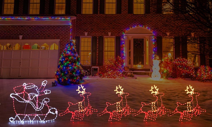 From $35 for a Jingle Jollys Outdoor Christmas LED Motif Lights