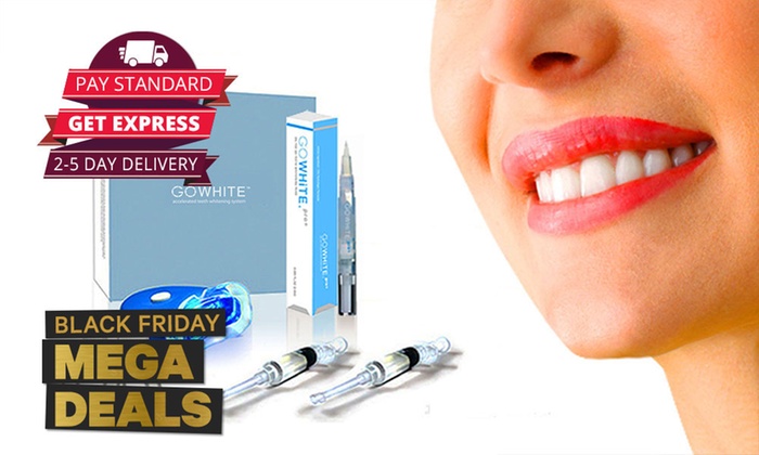 From $19.95 for a GoWhite Teeth Whitening Kits or Pens (Don’t Pay up to $977.60)