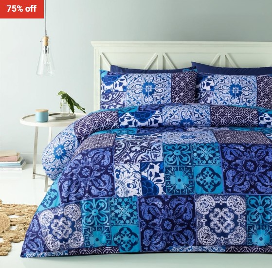 75% OFF The Big Sleep Ezra Quilt Cover Set – Queen $19.95 (RRP $79.95) + EXTRA 20% OFF AT CHECKOUT