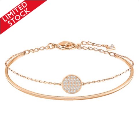 Swarovski Ginger Rose Gold Bangle $129.00 + Free gift when you spend $220 on Swarovski*