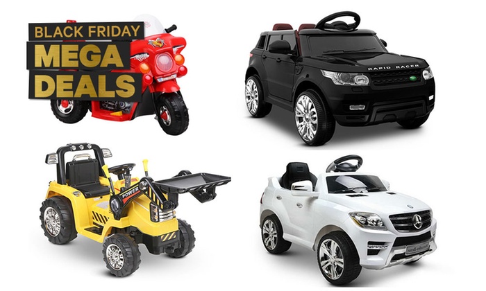 BLACK FRIDAY MEGA DEALS | From $59 for a Kids’ Ride-On Electric Car or Motorbike Toy