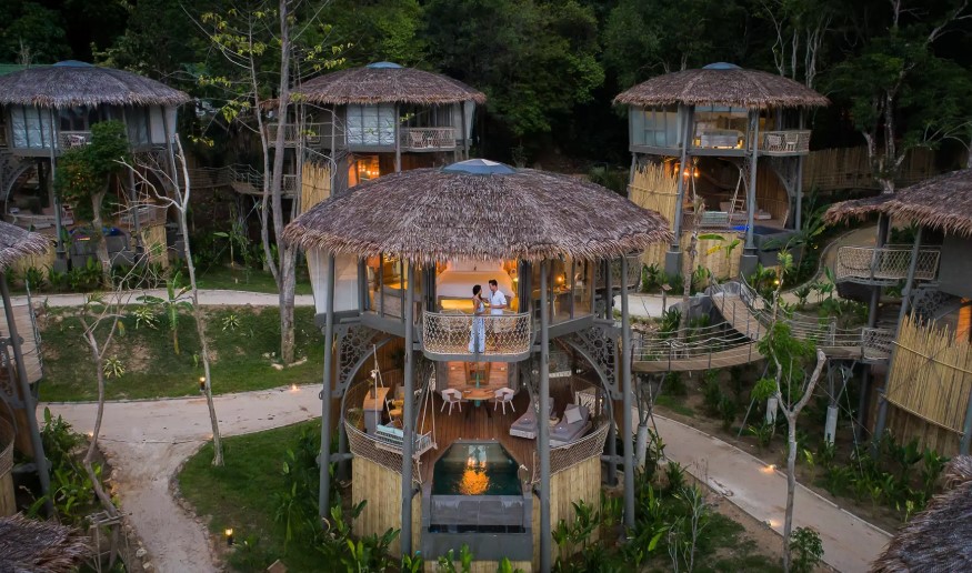 Grand Opening: Unique Five-Star Beachfront Treehouse Escape | TreeHouse Villas Koh Yao Noi Luxury Resort 7 Nights from AUD$1,999 /room (Valued up to $5,262)