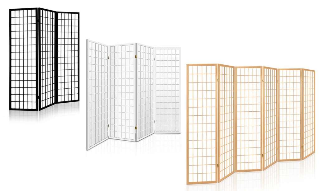 Panel Privacy Room Divider in Choice of Colour: Three-Panel ($99), Four-Panel (From $119) or Six-Panel (From $179)