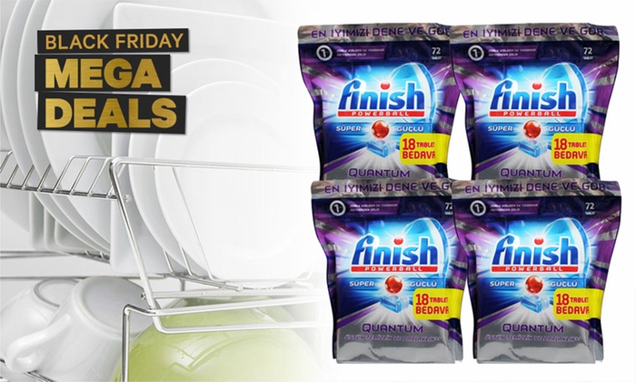 BLACK FRIDAY MEGA DEALS | $69.95 for 288 Finish Quantum Super Max Dishwashing Tabs