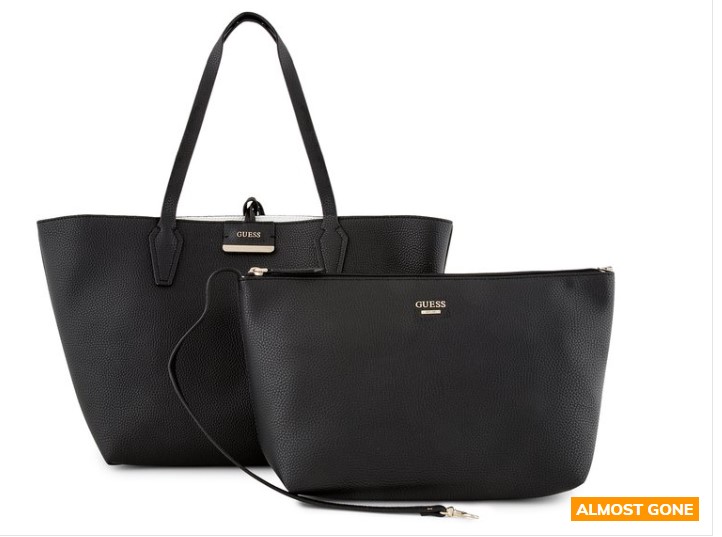 GUESS Bobbi Inside Out Reversible Tote – Black/White $119 (Don’t pay $189)