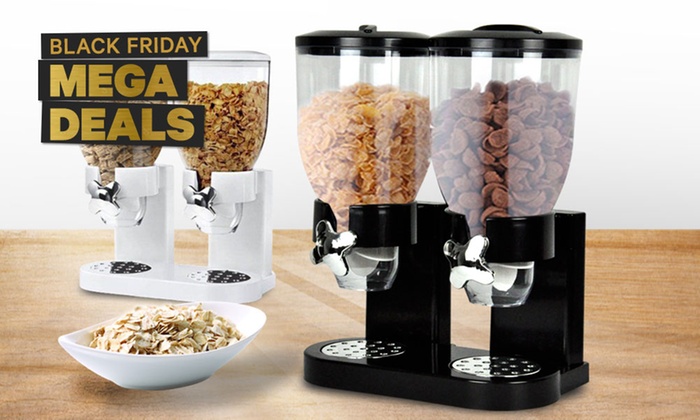 BLACK FRIDAY MEGA DEAL | $29 for a Double Cereal Dispenser or a Wall-Mounted Triple Cereal Dispenser