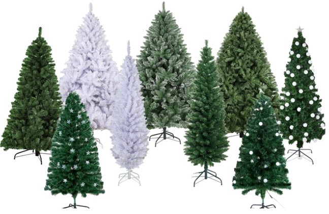 From $29 for a Premium Artificial Christmas Tree in Choice of Traditional or LED Optic Fibre