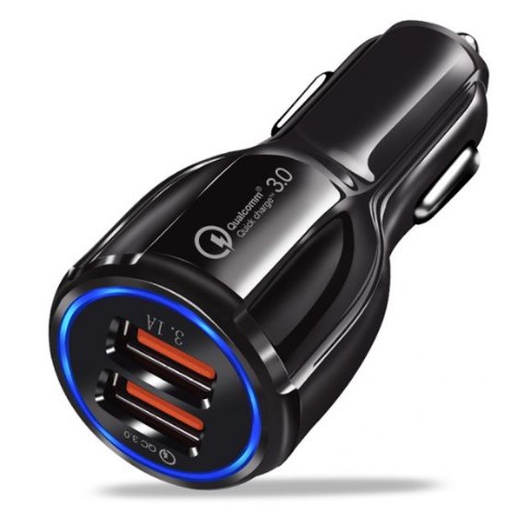 17% OFF Smart QC3.0 Dual USB Ports Car Charger for Mobile Phone Now $7.48 (Was $8.98)