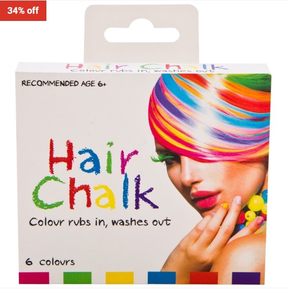 34% OFF Vibrant Hair Chalkcolours $3.95 (RRP $6)