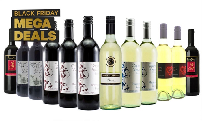 Black Friday Mega Deals | Margaret River Bliss 12-Bottle Wine Case: White ($65), Red ($65) or Red and White Mixed ($65) (Don’t Pay up to $249)