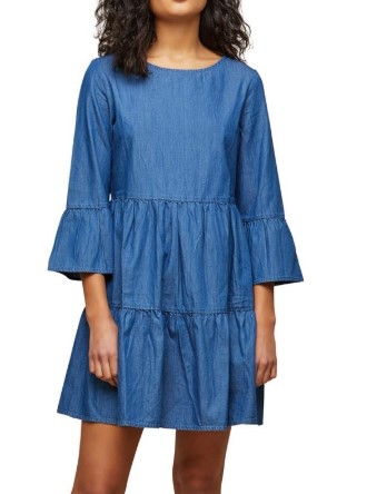 65% OFF Miss Selfridge Tiered Denim Smock Dress $22 (RRP $63)