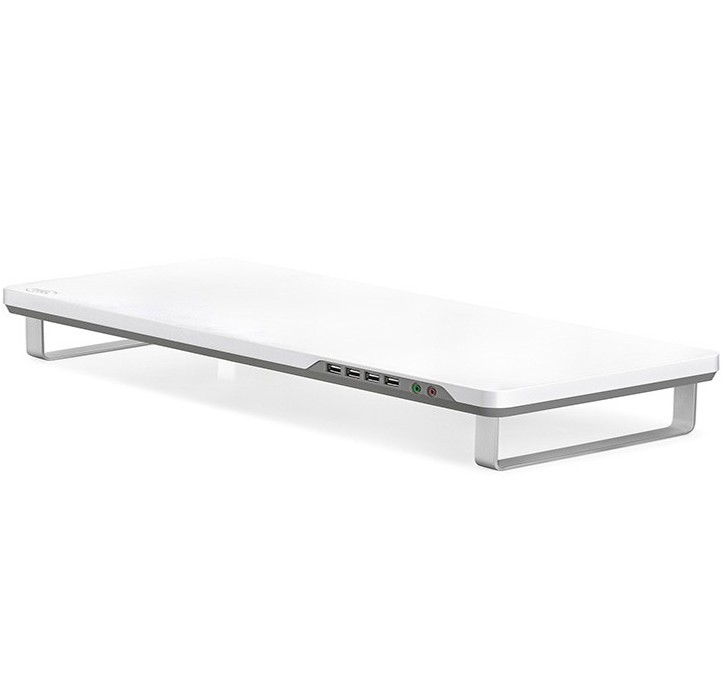 Deepcool M-Desk F1 Monitor Stand Up To 27″ & 10kg W/ Audio & 4x USB $39.00