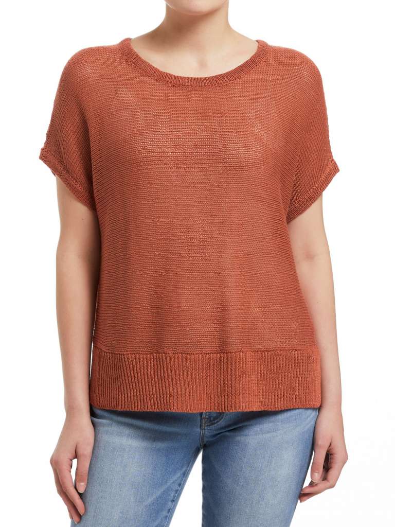 Sheer Knit Pullover $79.95