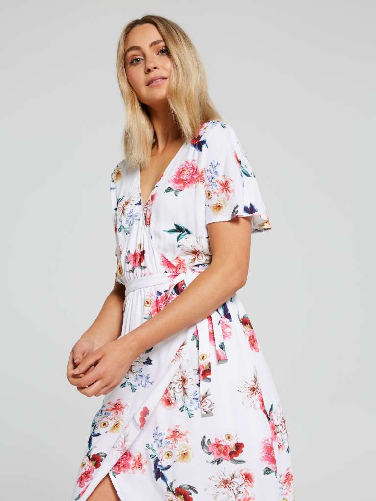 CECE HI LO WRAP DRESS $53.97 AUD