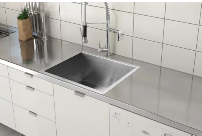 Kromo Vironia 150S Kitchen Sink (46 x 40 x 24cm) $99 (Was $159)