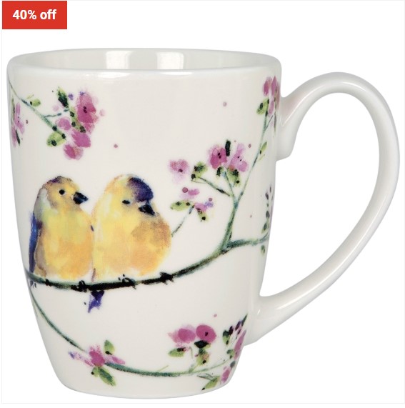 40% OFF Ashdene Coupe Mug-Blossom Birds $6 (RRP $9.99)