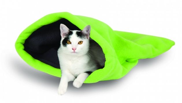 Jackson Galaxy Comfy Cocoon Cat Bed Green  $27.99 (RRP $34.99)