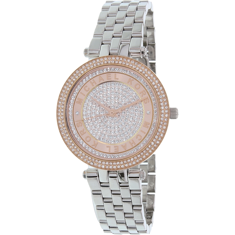 Michael Kors Mini Darci Silver Stainless Steel Quartz Watch $225