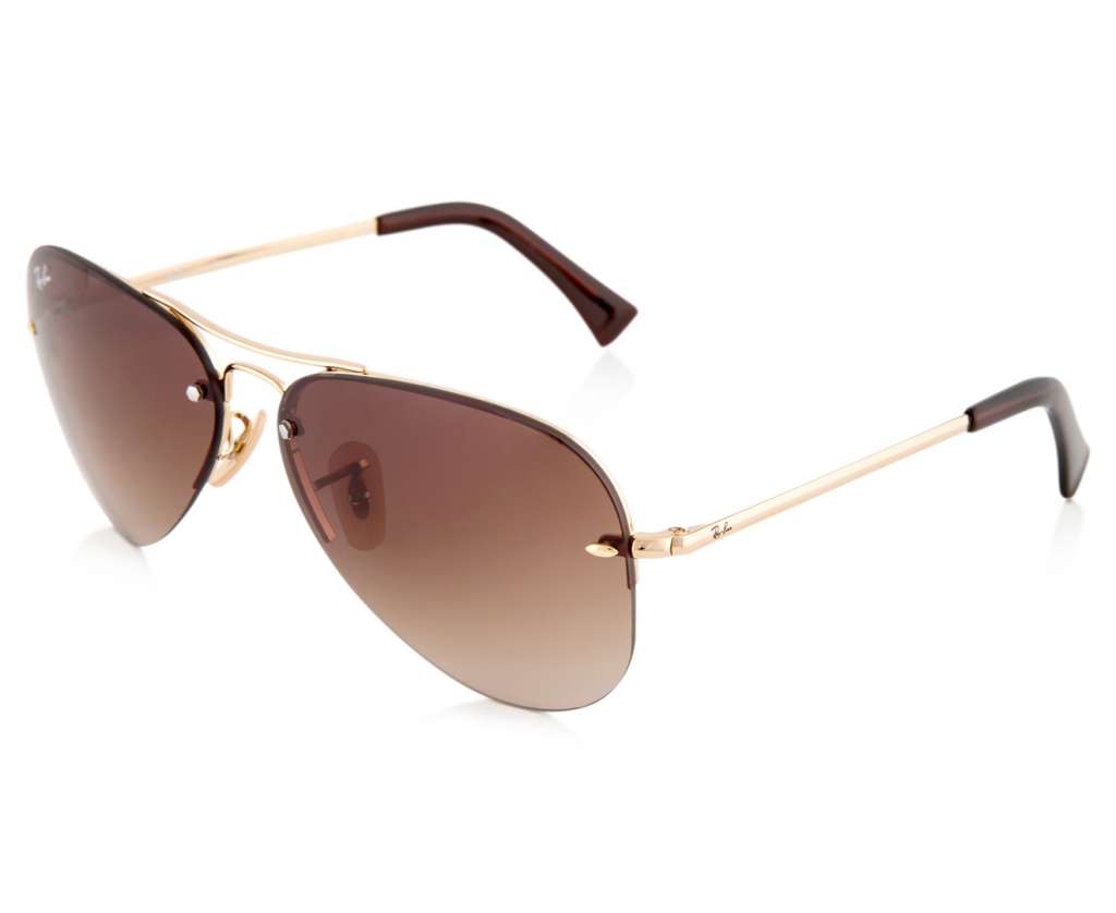 Ray-Ban Highstreet 3449 Sunglasses – Gold/Brown $149