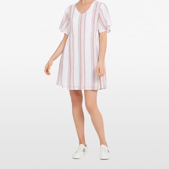 BABYDOLL STRIPE DRESS A$99.95