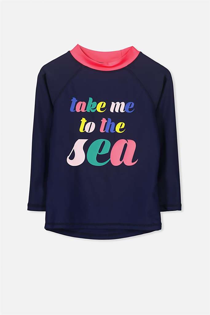 Cotton On Kids Hamilton Long Sleeve Rash Vest $13.99