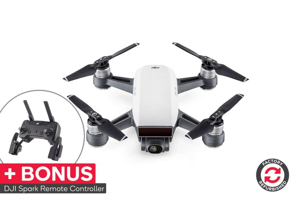 DJI Spark (Alpine White) – Official DJI Refurbished $499