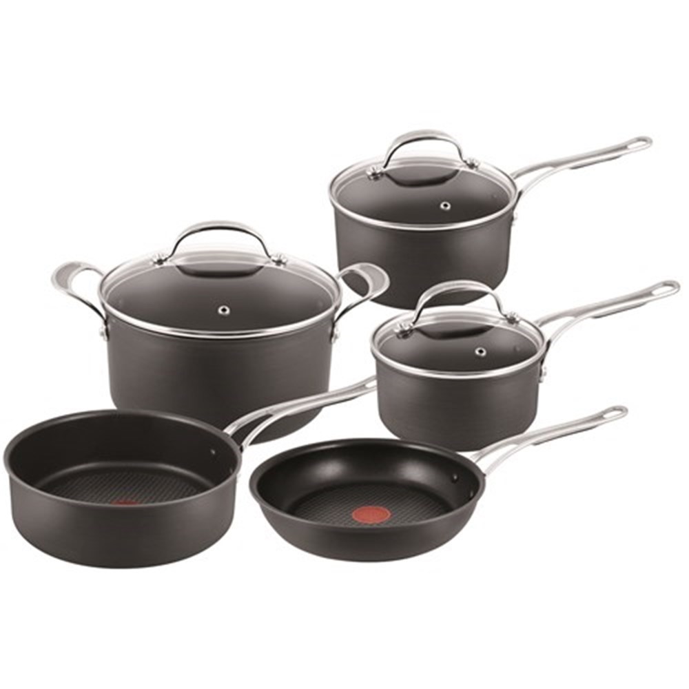 Tefal Jamie Oliver Premium Hard Anodised 5 Piece Cookware Set $336.99