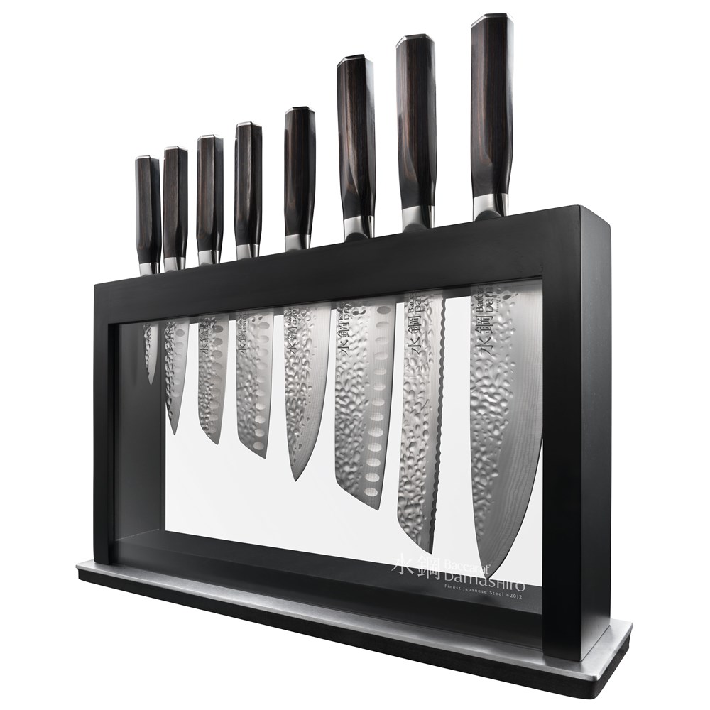 Baccarat Damashiro Emperor Hisa 9 Piece Knife Block $399.99 (RRP $1399.99)