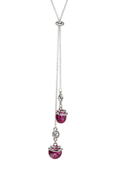 84% OFF Callura Spring Drop Lariat With Wrapped Swarovski Crystal $25 (RRP $158)
