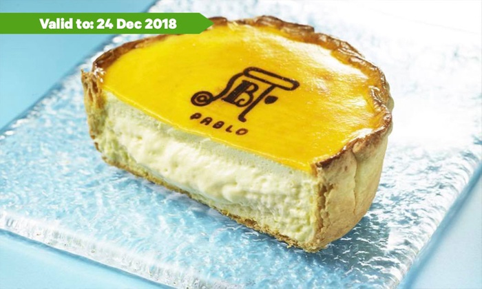 Original or Flavoured Cheese Tart: Mini ($2.20) or Large Pastry ($10) at Pablo Australia