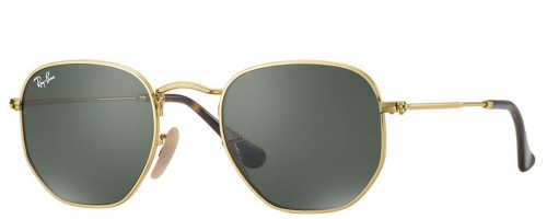 Ray-Ban Gold Metal Sunglasses $165