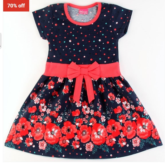 70% OFF Dalmaz Spotted Dress With Bow $8.50 (RRP $28)