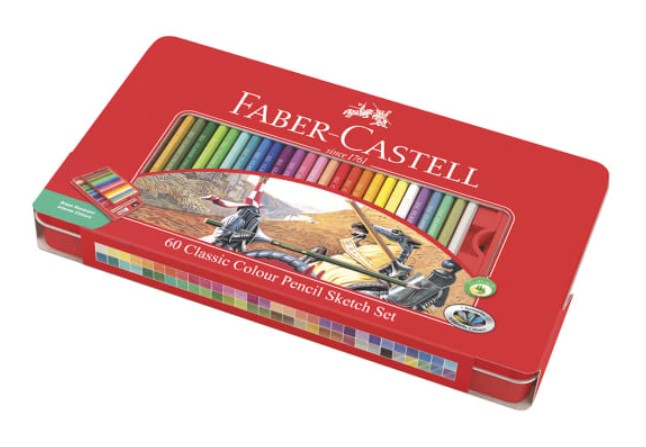 Faber-Castell 60 Piece Classic Colour Pencil Tin Set $35 + Delivery (RRP $59.95)