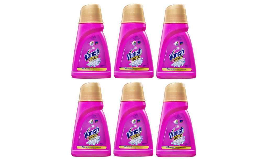 $39 for Six Bottles of Vanish Gold Oxi Action 950ml Gel Stain Remover (Don’t Pay $65.94)