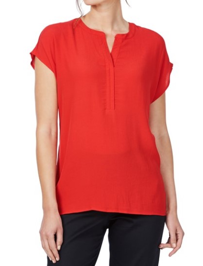 W.Lane Placket Detail Blouse NOW $35.00 (Was $69.99)