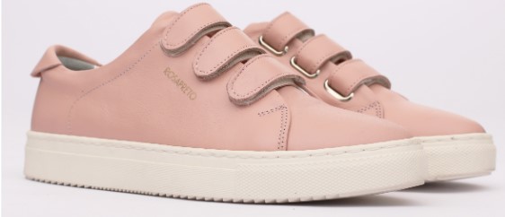 79% off Rosapreto Leather Bandas Sneaker Pink $75 (RRP $355)