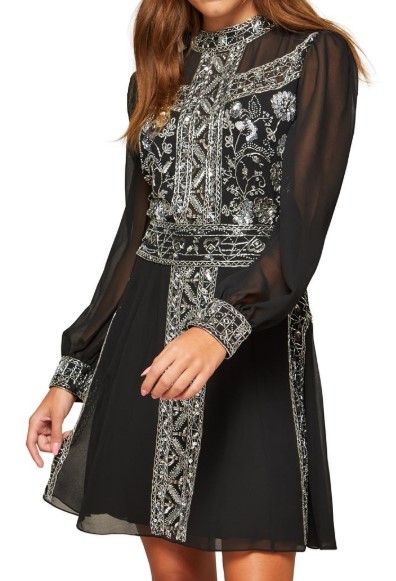 62% OFF Miss Selfridge Grace Embellished Mini Dress $79 (RRP $210)