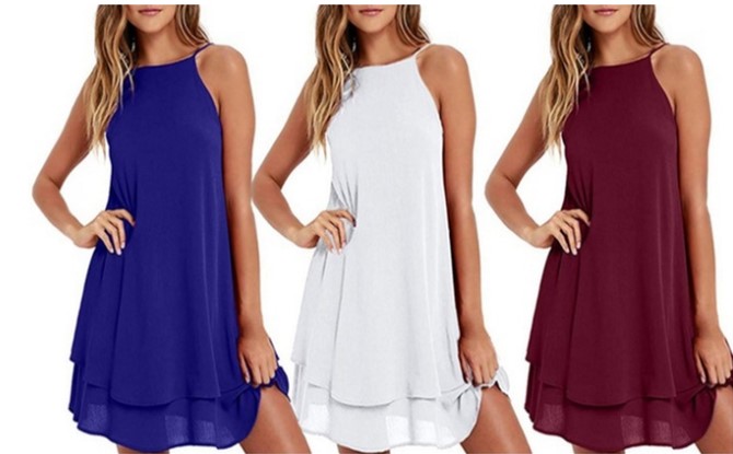 $15 for One or $25 for Two High Neck Layered Dresses