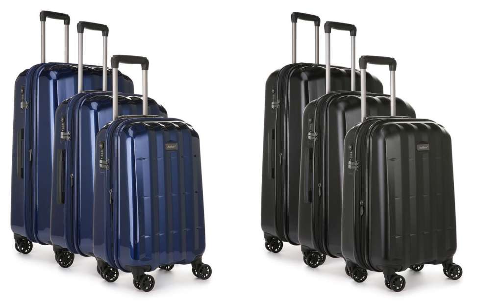 $399 for an Antler Global Three-Piece Expandable Polycarbonate Suitcase Set (Don’t Pay $1107)